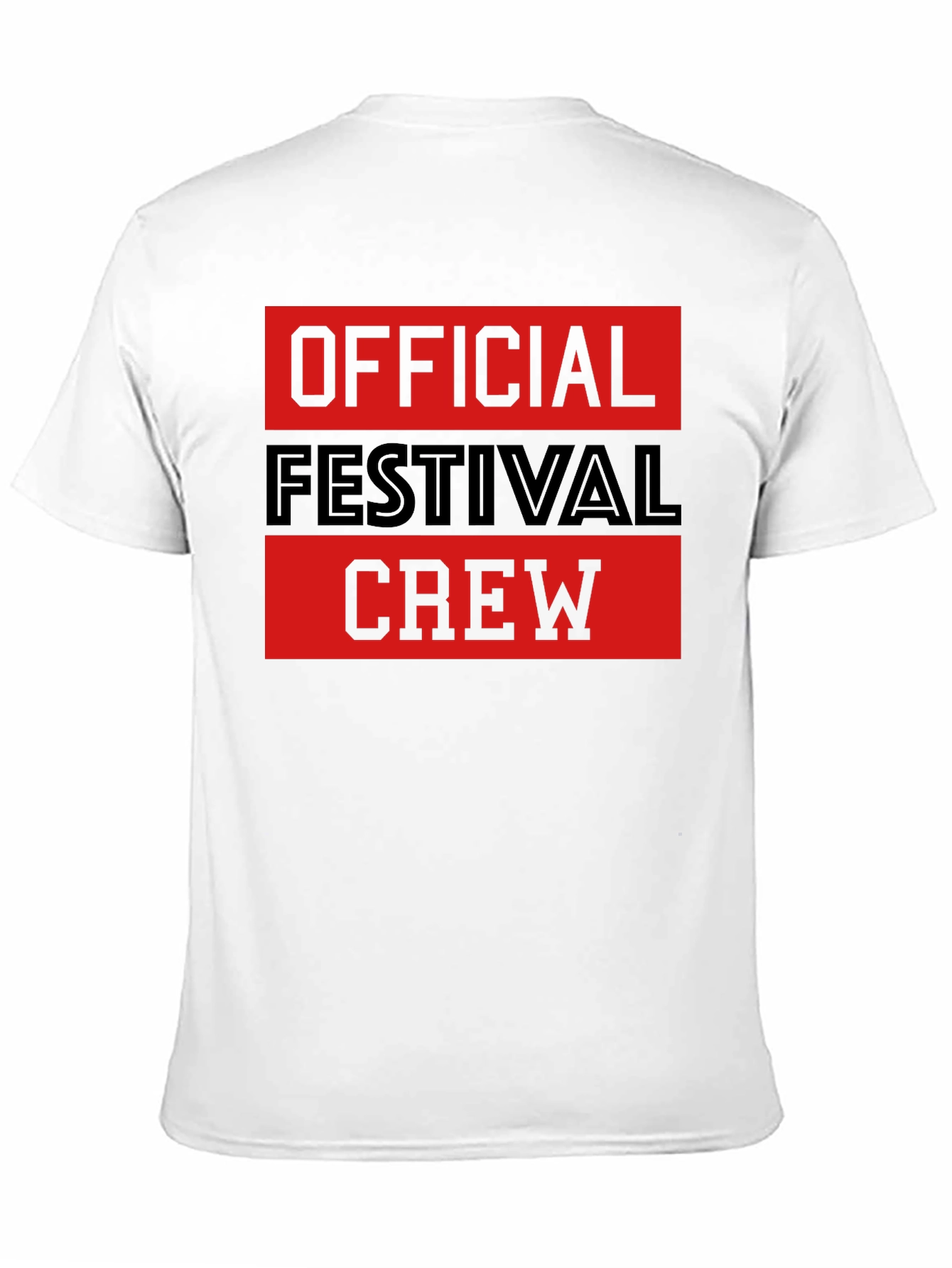 Official Festival Crew Black Graphic T-Shirt