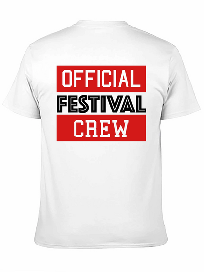 Official Festival Crew Black Graphic T-Shirt