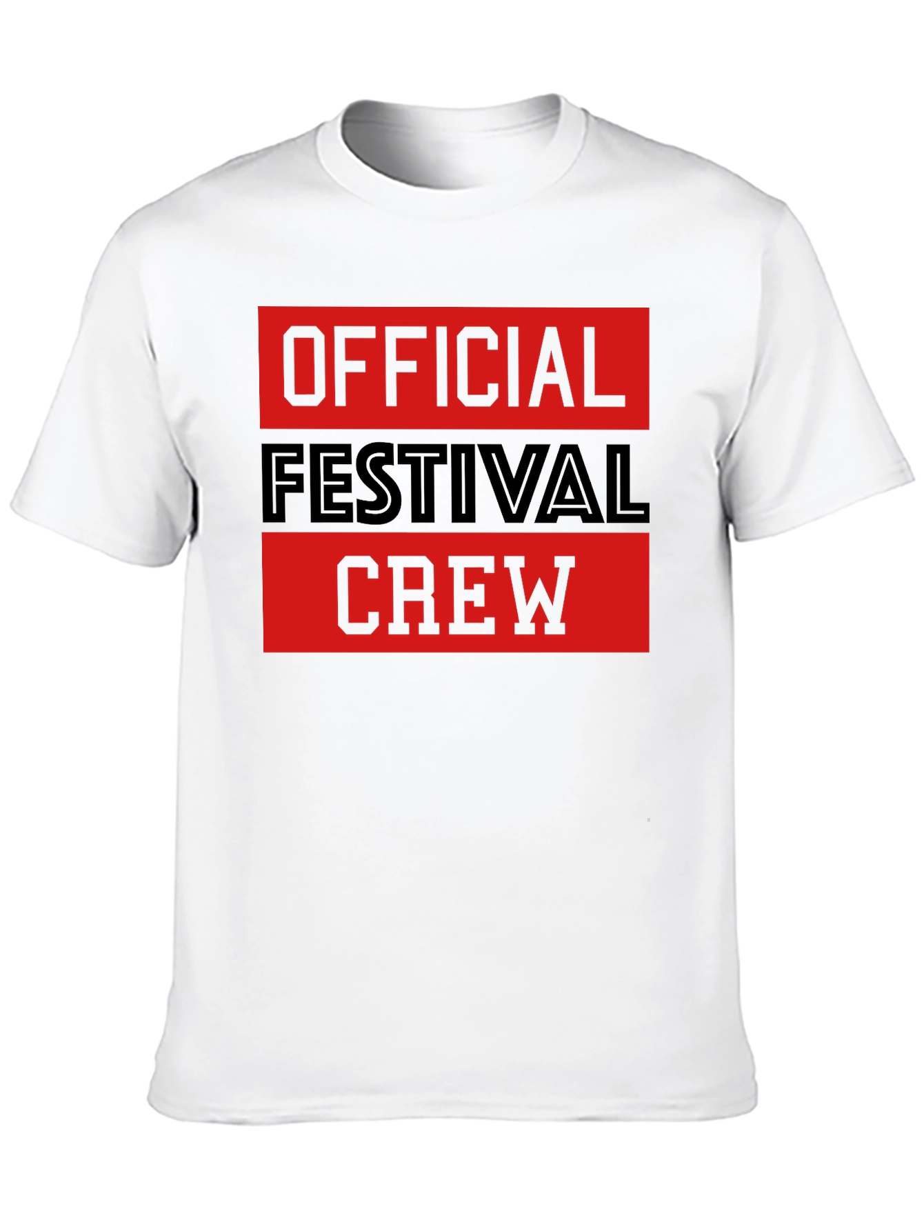 Official Festival Crew Black Graphic T-Shirt