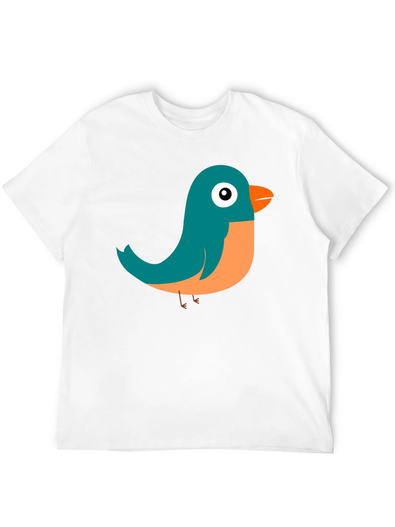 Cute Bird Graphic Tee - Soft Cotton Comfort