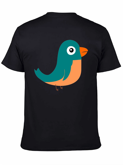 Cute Bird Graphic Tee - Soft Cotton Comfort