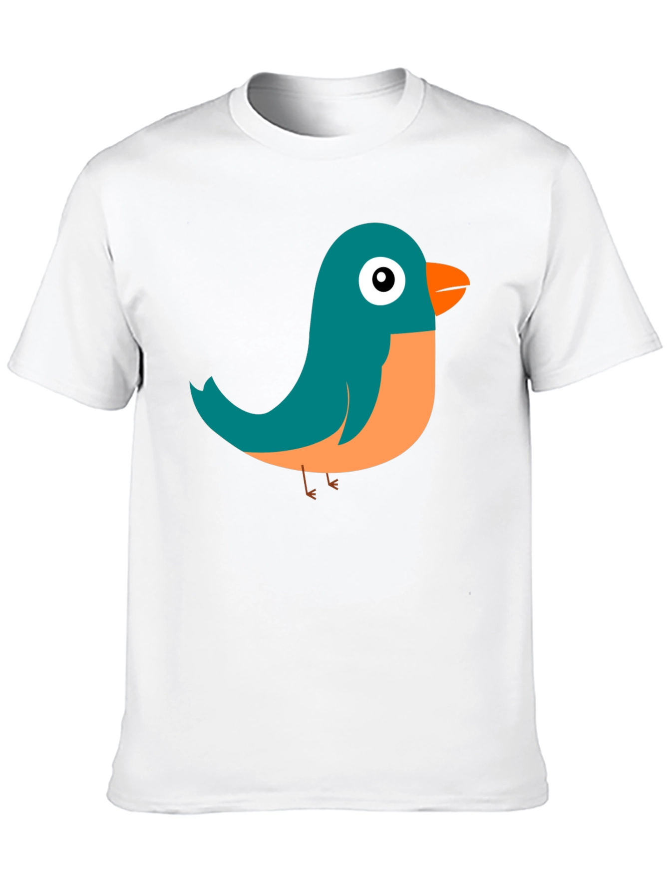 Cute Bird Graphic Tee - Soft Cotton Comfort