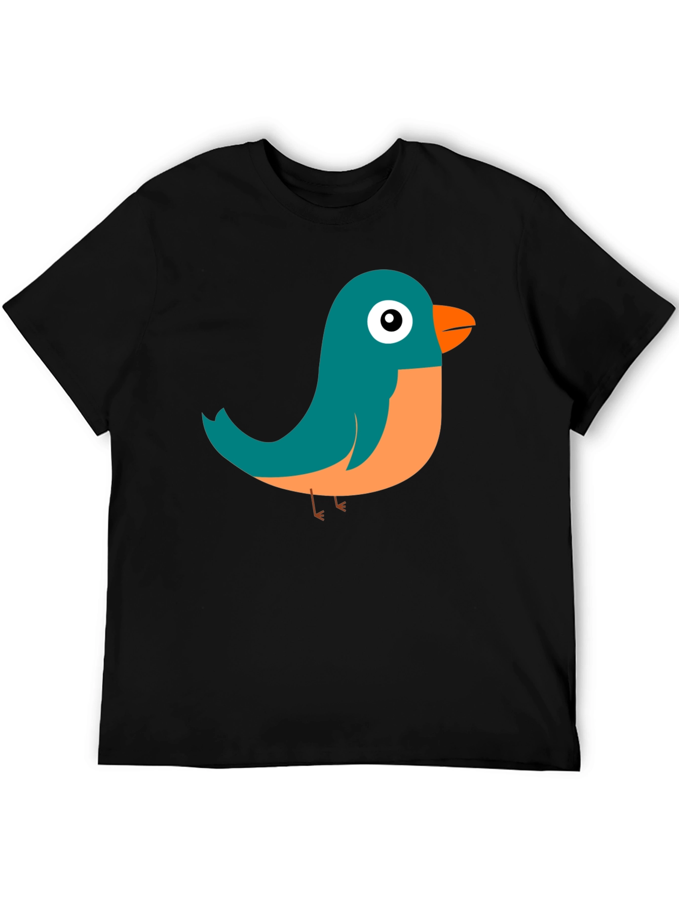 Cute Bird Graphic Tee - Soft Cotton Comfort