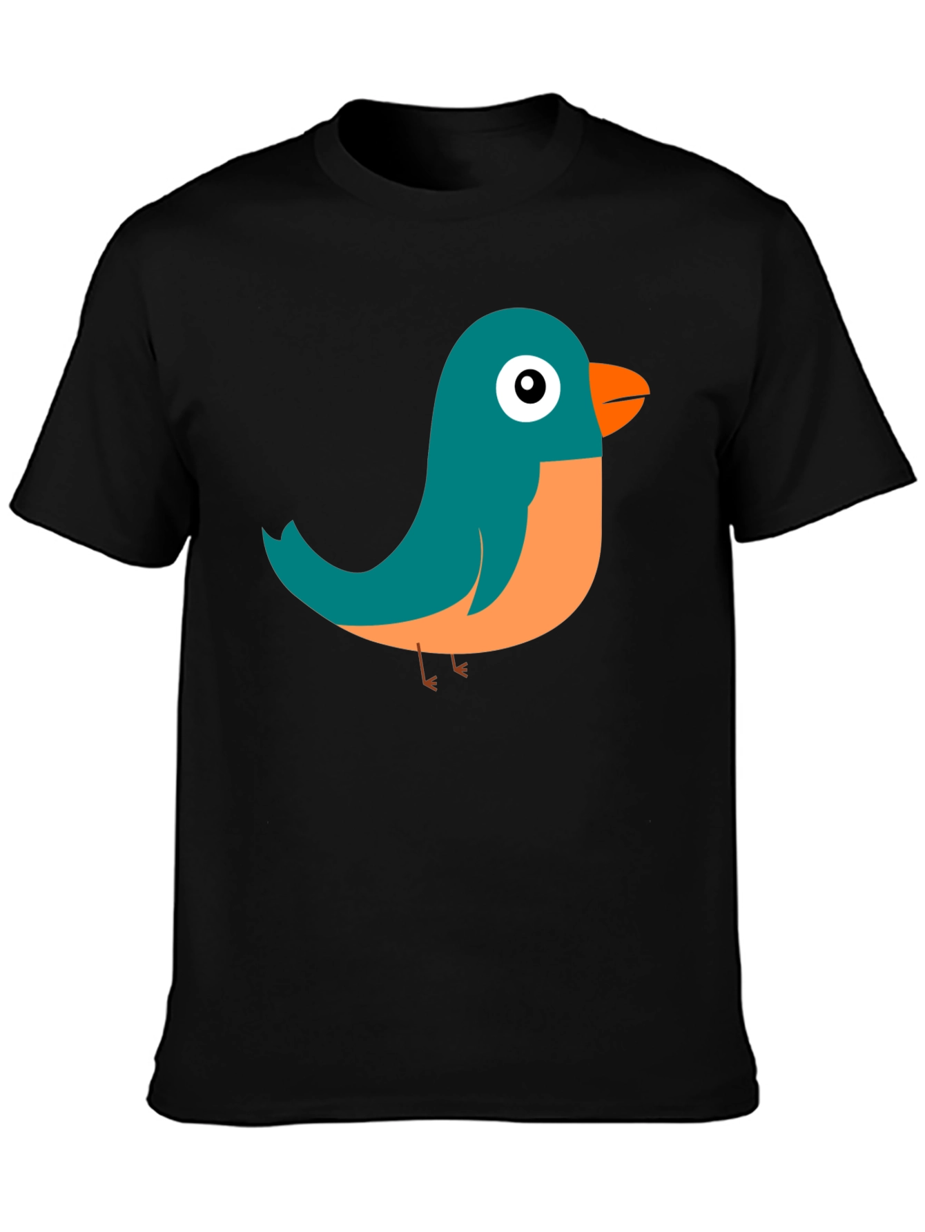 Cute Bird Graphic Tee - Soft Cotton Comfort
