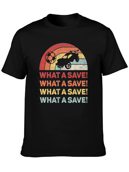 Retro Rocket League What a Save! T-Shirt
