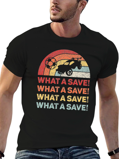 Retro Rocket League What a Save! T-Shirt