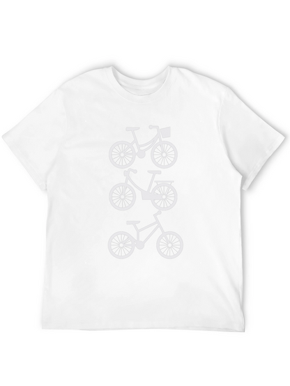 Black Bicycle T-Shirt - Cycling Enthusiast Apparel