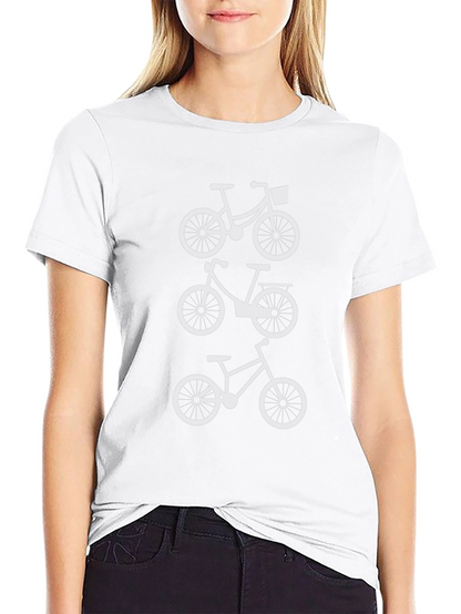Black Bicycle T-Shirt - Cycling Enthusiast Apparel