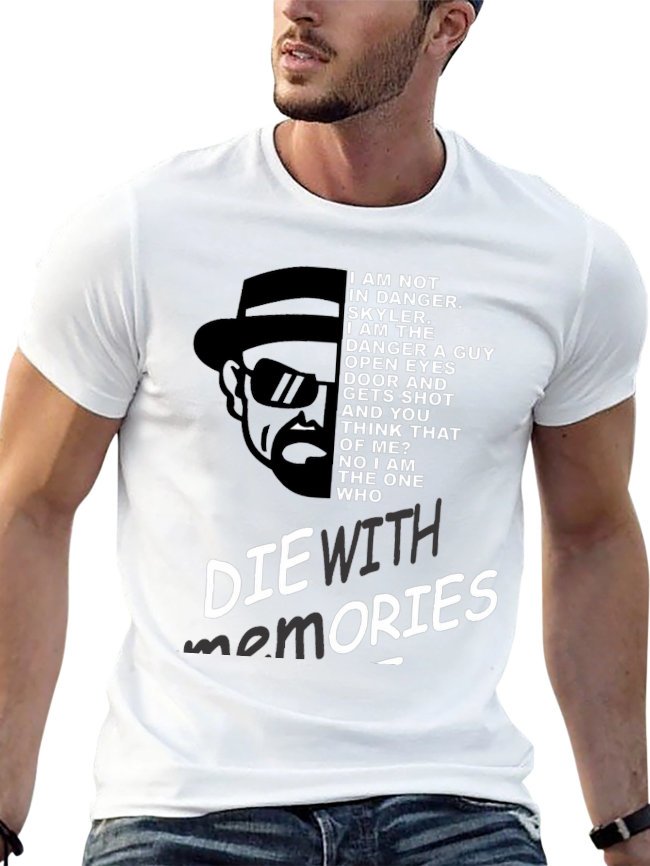 Breaking Bad Inspired Die With Memories Graphic Tee