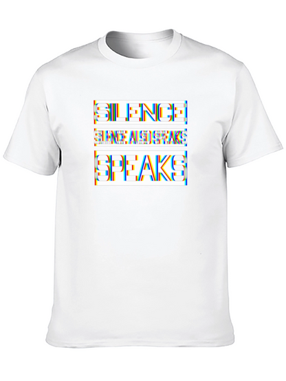 Silence Speaks T-Shirt: Bold Statement Tee