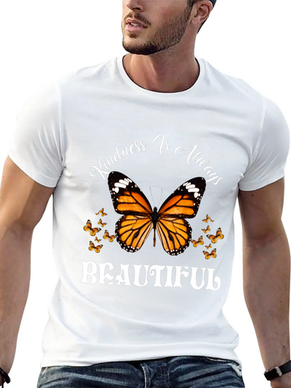 Kindness Is Always Beautiful Butterfly Graphic Tee