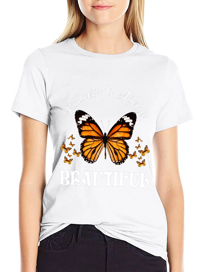 Kindness Is Always Beautiful Butterfly Graphic Tee