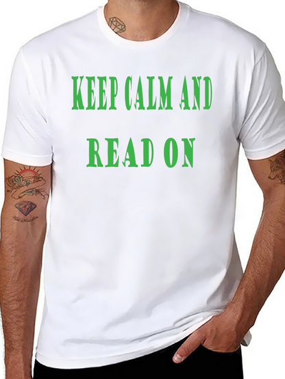 Keep Calm and Read On Graphic Tee