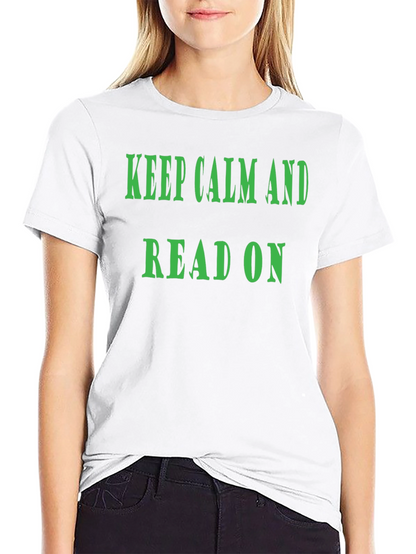 Keep Calm and Read On Graphic Tee
