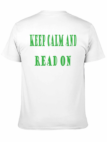 Keep Calm and Read On Graphic Tee
