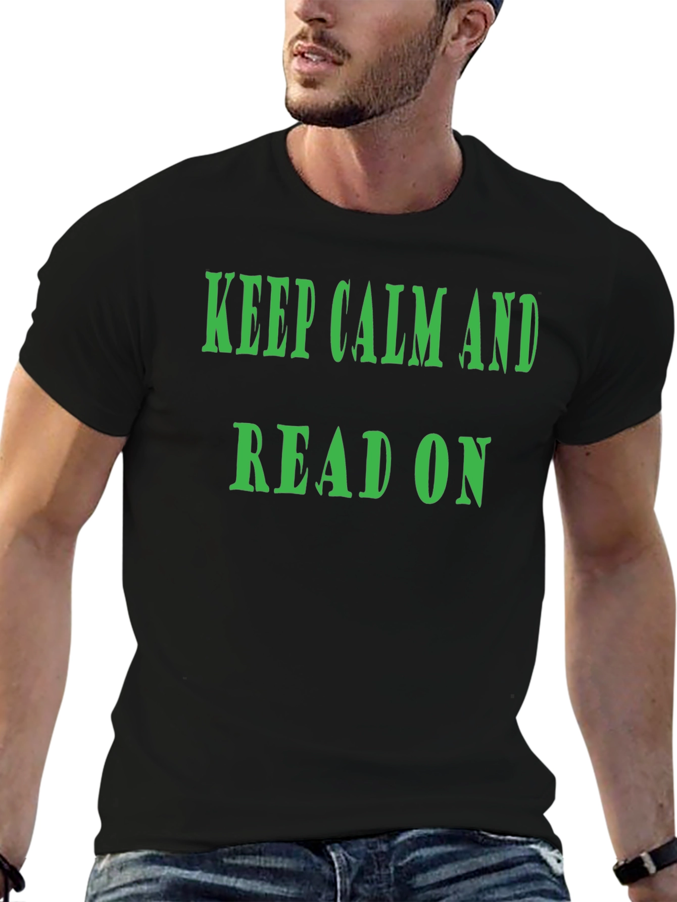 Keep Calm and Read On Graphic Tee