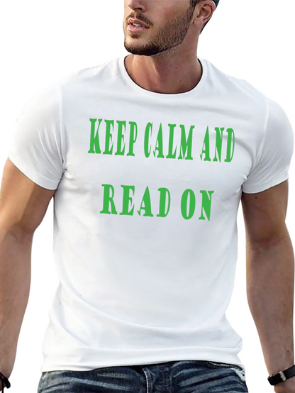 Keep Calm and Read On Graphic Tee