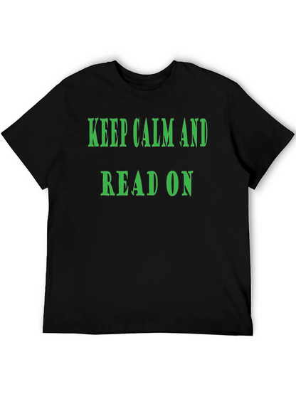 Keep Calm and Read On Graphic Tee