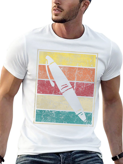 Retro Pen Graphic Tee - Black Unisex T-Shirt