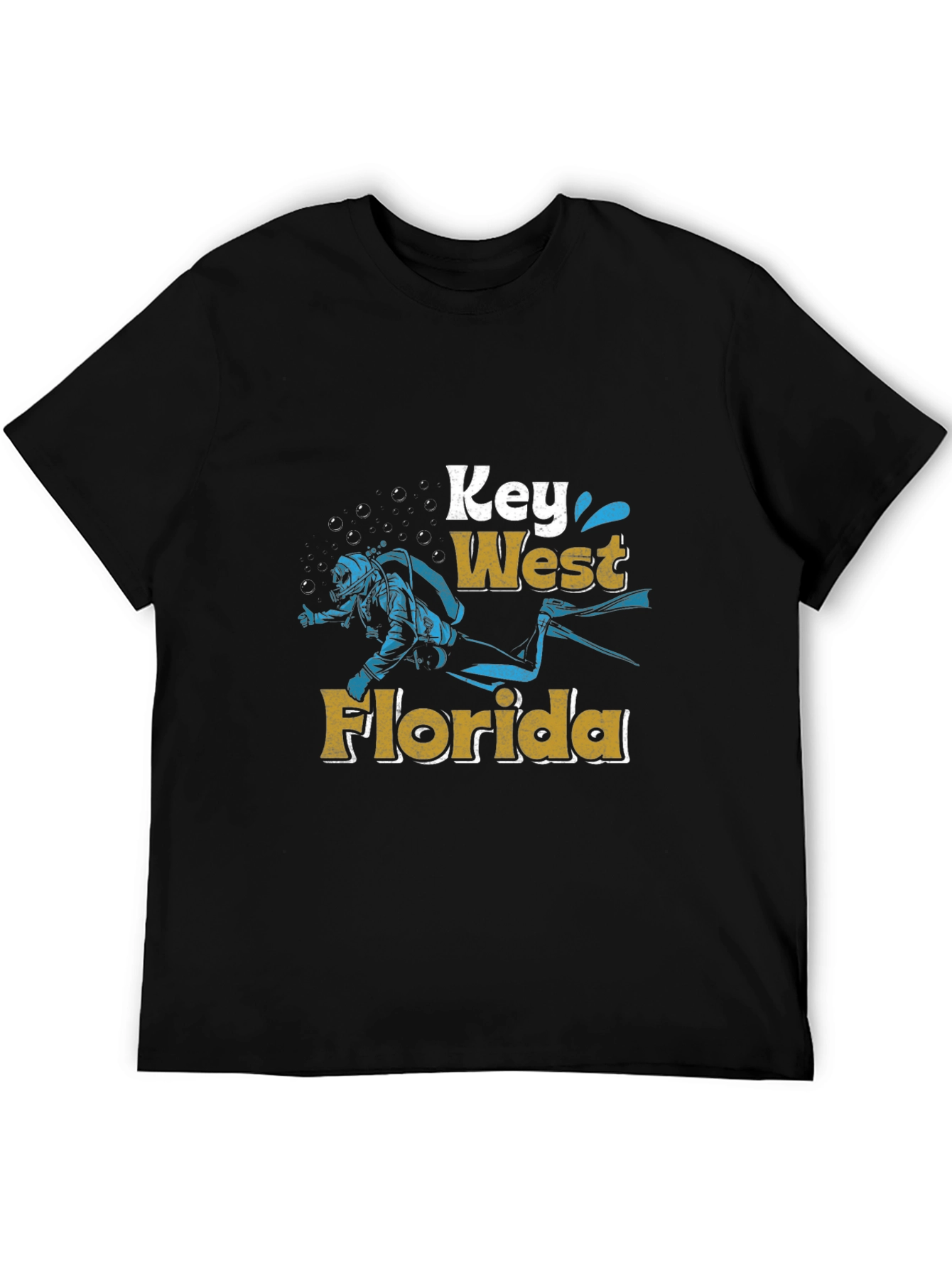 Key West Florida Diver Graphic Tee