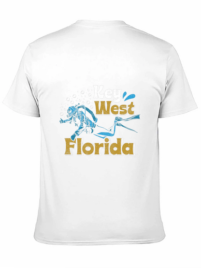 Key West Florida Diver Graphic Tee