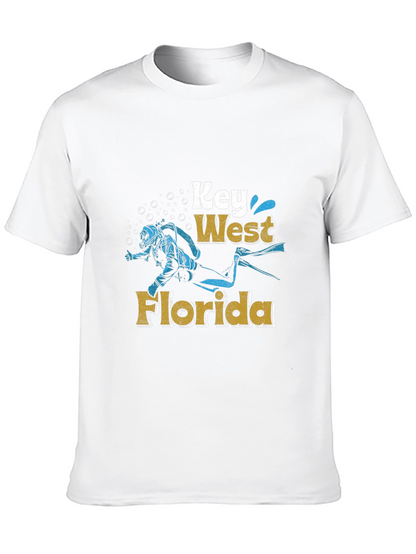 Key West Florida Diver Graphic Tee