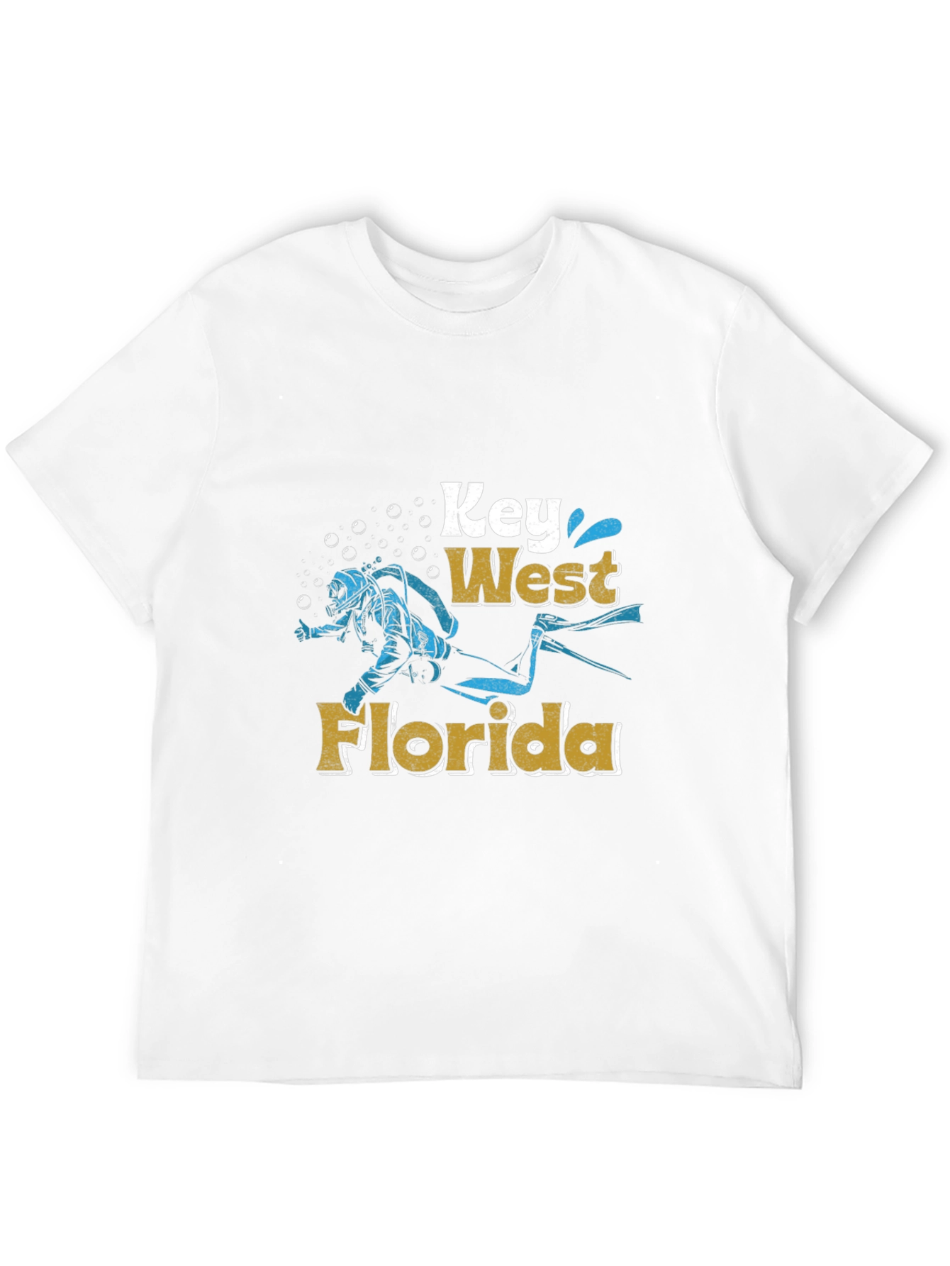 Key West Florida Diver Graphic Tee