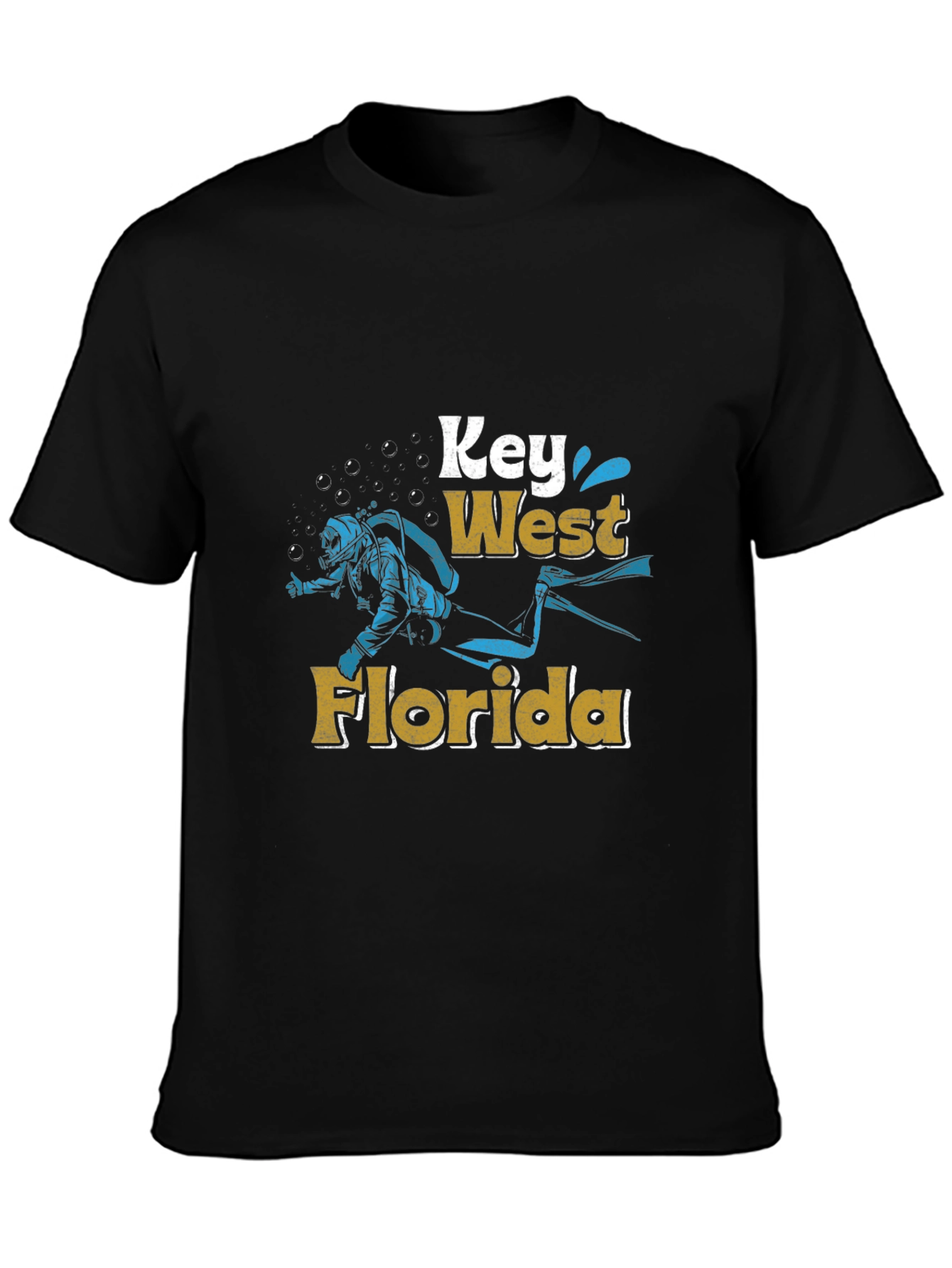 Key West Florida Diver Graphic Tee