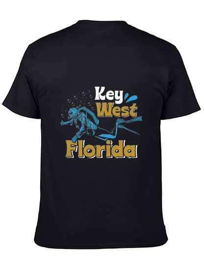 Key West Florida Diver Graphic Tee
