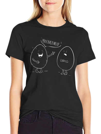 Funny Egg Humor Graphic Tee