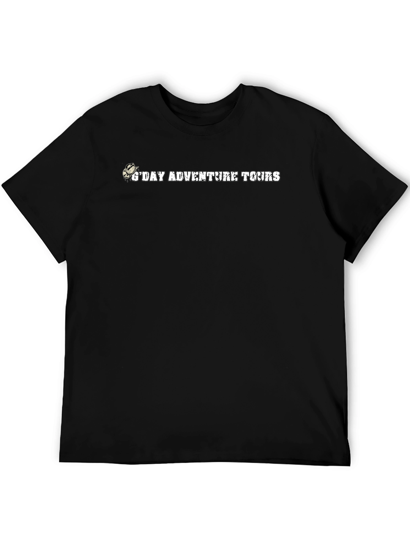 Gday Adventure Tours Black Cotton T-Shirt