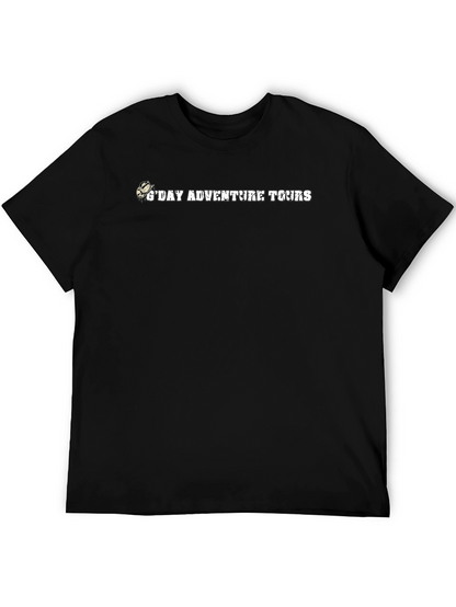 Gday Adventure Tours Black Cotton T-Shirt