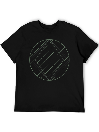 Geometric Graphic Tee - Modern Minimalist Design