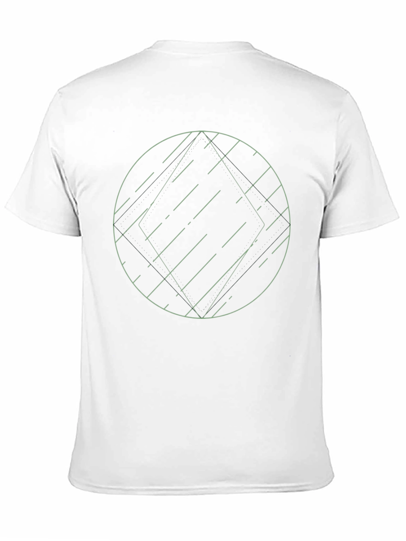Geometric Graphic Tee - Modern Minimalist Design