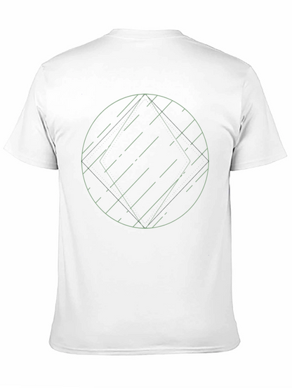 Geometric Graphic Tee - Modern Minimalist Design
