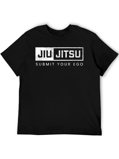 Jiu Jitsu Submit Your Ego Black T-Shirt