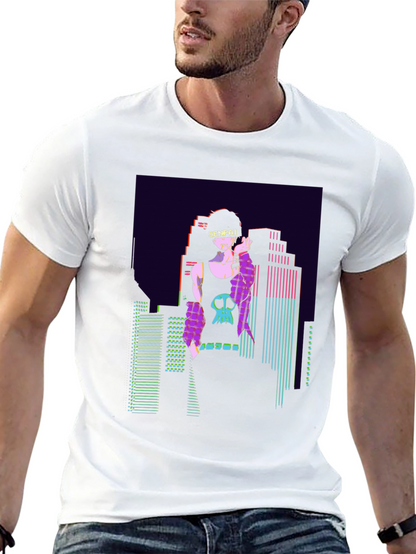 Senpai Anime Vaporwave Graphic T-Shirt