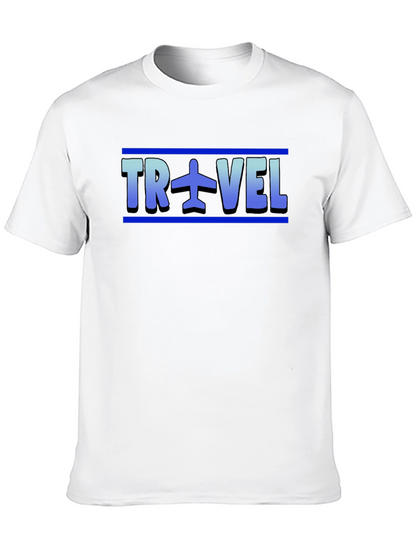 Travel Airplane Graphic Tee Shirt