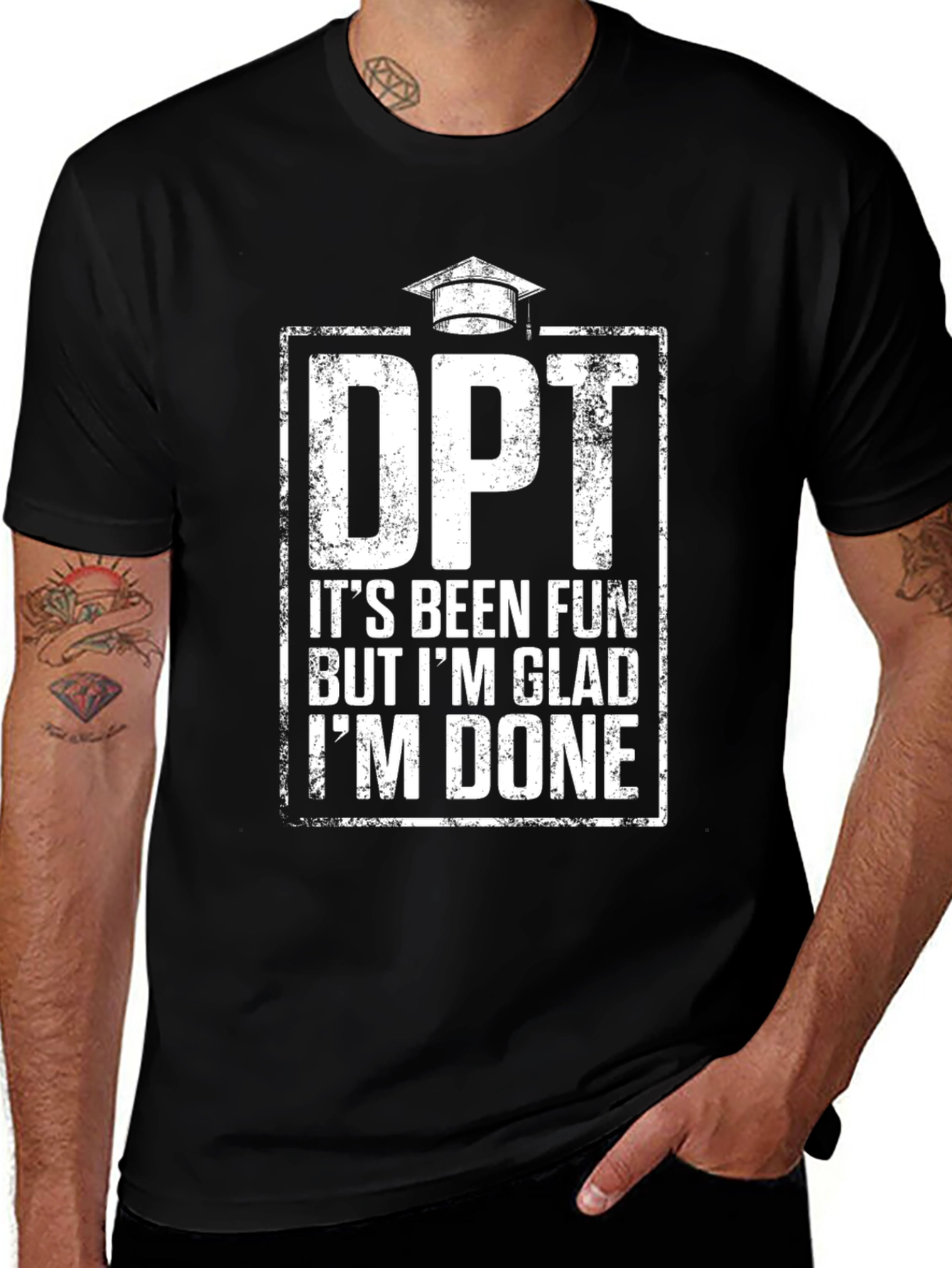 DPT Graduation T-Shirt - Its Been Fun Im Done!