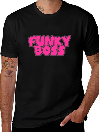 Funky Boss Graphic Tee - Black
