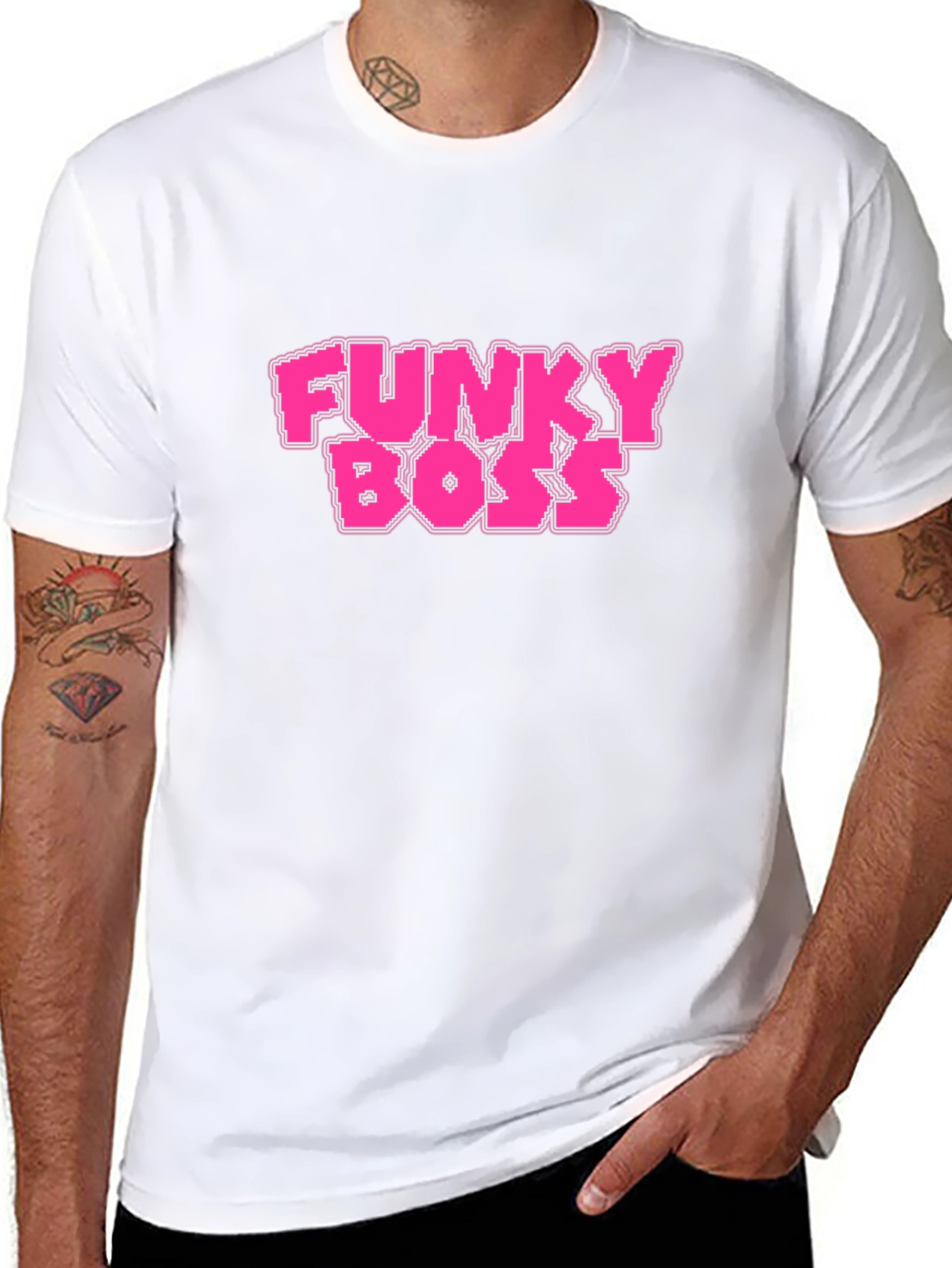 Funky Boss Graphic Tee - Black