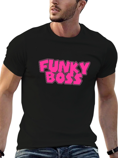 Funky Boss Graphic Tee - Black