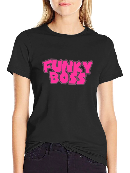 Funky Boss Graphic Tee - Black