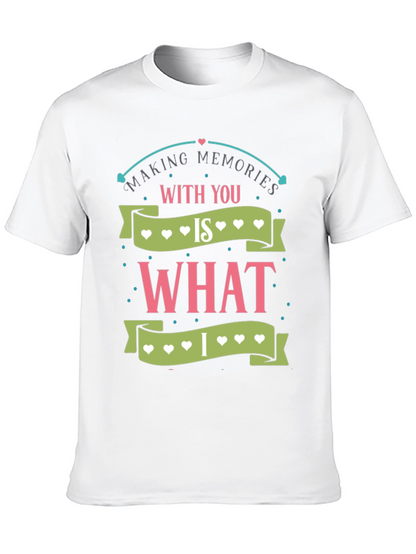 Making Memories T-Shirt - Heart Design