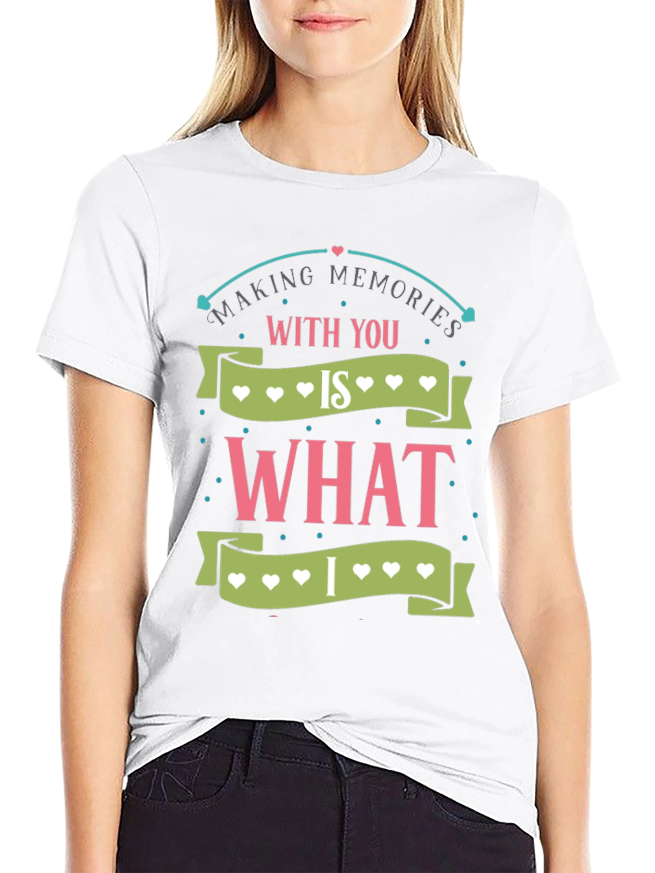 Making Memories T-Shirt - Heart Design