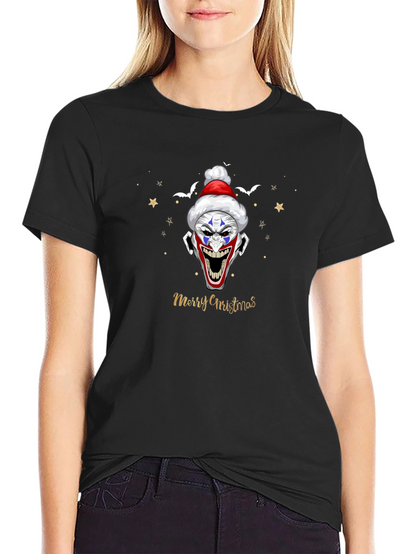 Creepy Clown Christmas T-Shirt