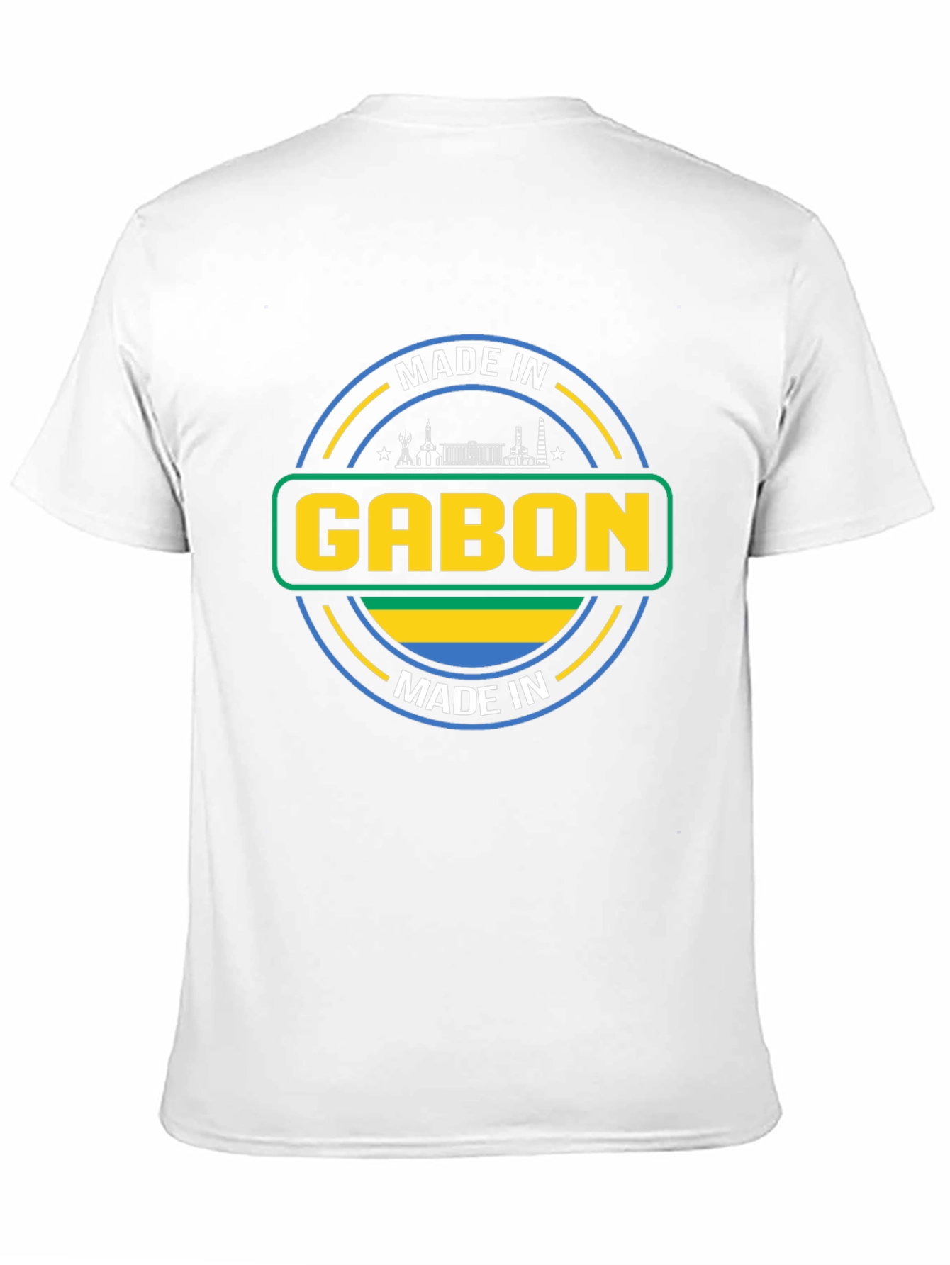 Made in Gabon T-Shirt - Black Cotton Tee