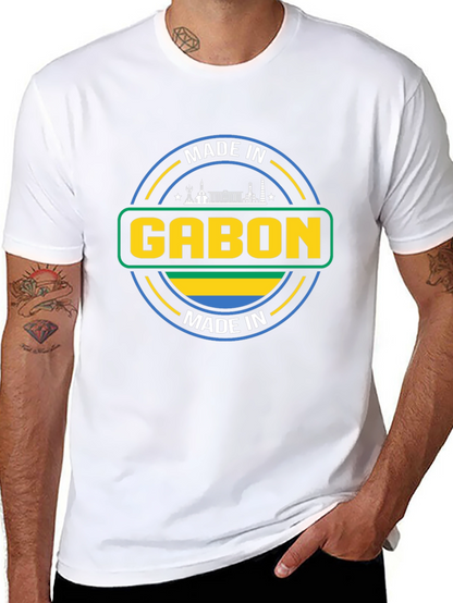 Made in Gabon T-Shirt - Black Cotton Tee