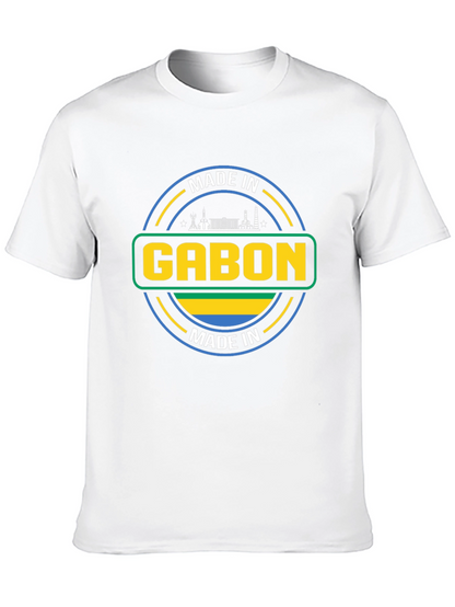 Made in Gabon T-Shirt - Black Cotton Tee