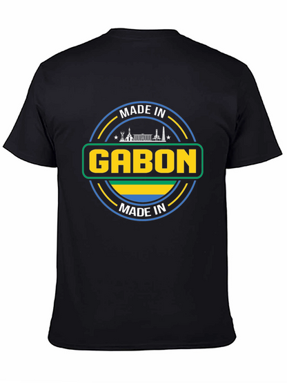 Made in Gabon T-Shirt - Black Cotton Tee